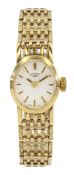 Rotary 9ct gold ladies manual wind wristwatch