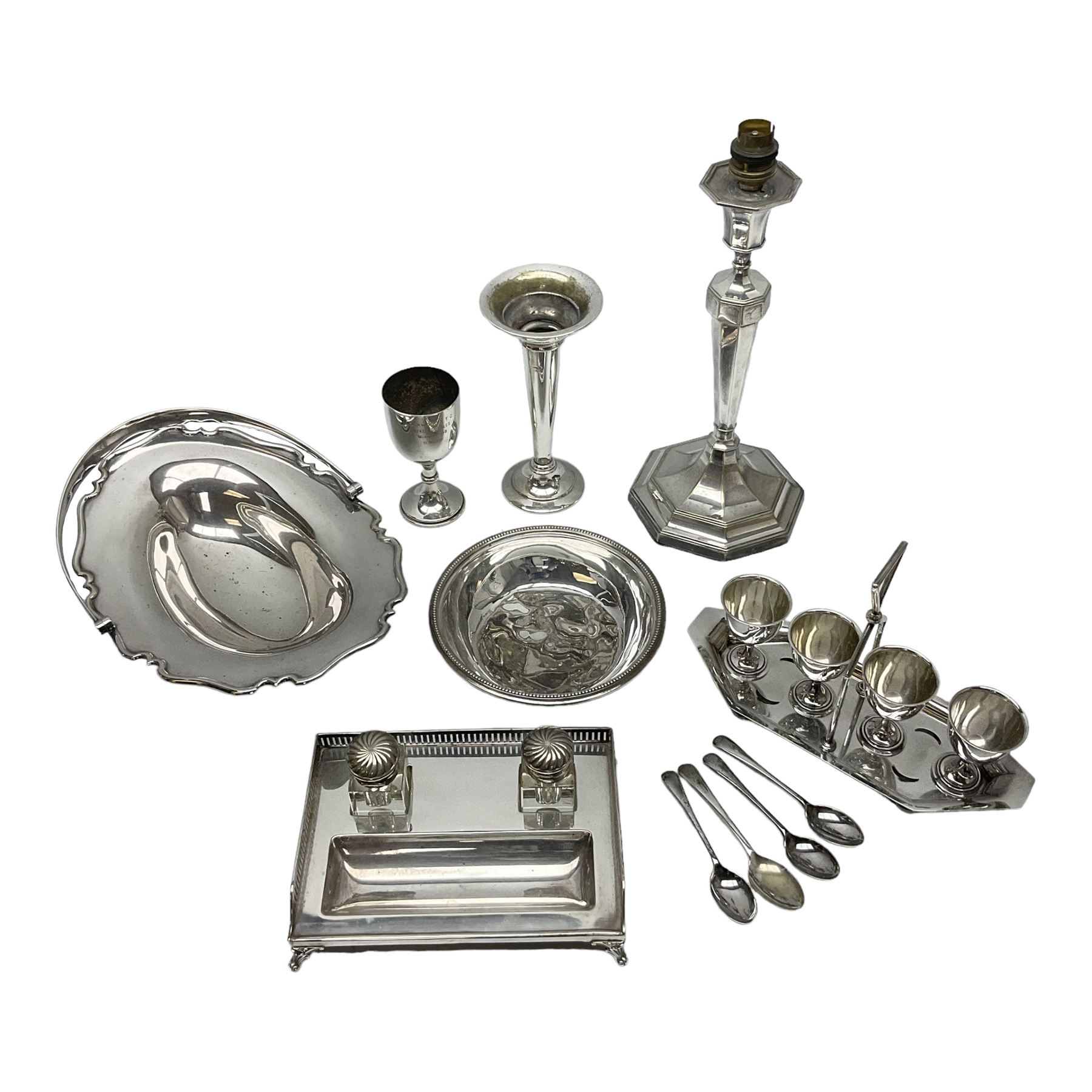 Collection of assorted silver plate