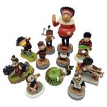 Eleven Robert Harrop figures from The Beano Dandy Collection and Classic Beano Dandy Collection