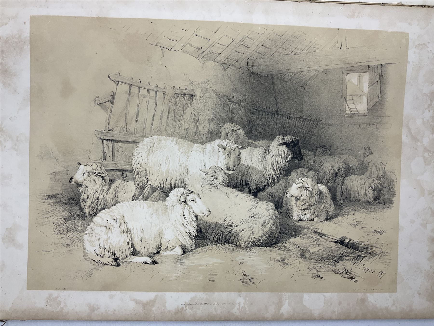 Thomas Sidney Cooper (British 1803-1902): 'Cooper's Designs for Cattle Pictures - Image 11 of 13