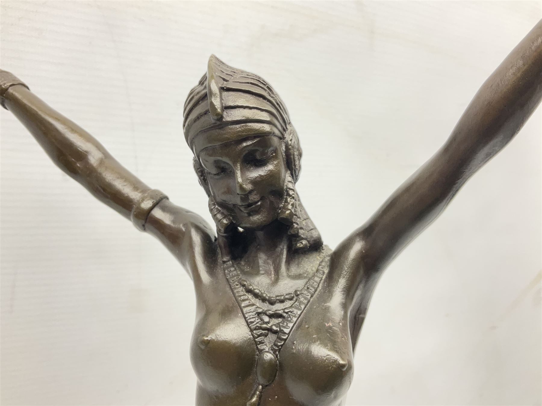 Art Deco style bronze figure of a dancer after Chiparus - Image 3 of 6