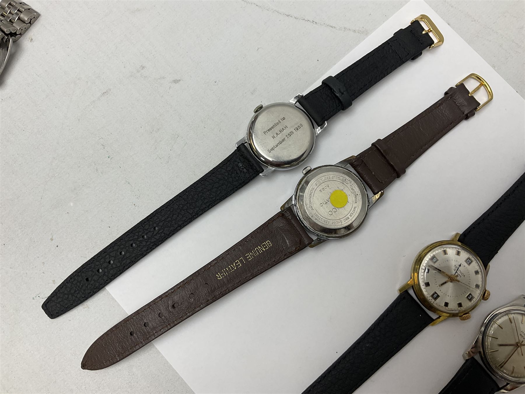 Eight manual wind wristwatches including Baume - Image 5 of 11