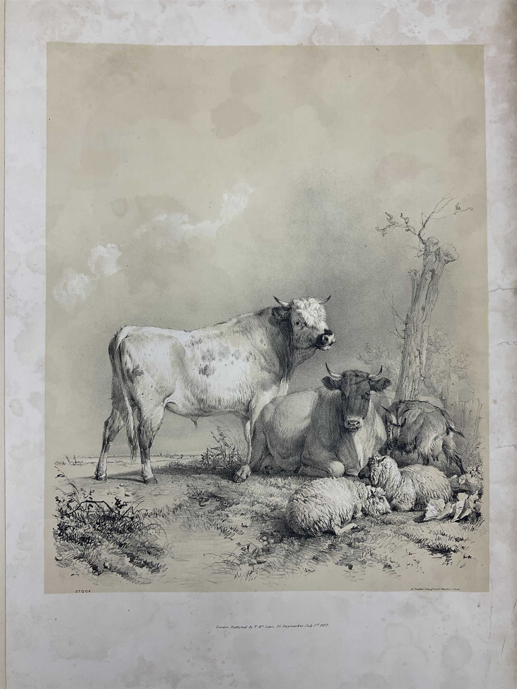 Thomas Sidney Cooper (British 1803-1902): 'Cooper's Designs for Cattle Pictures - Image 7 of 13