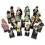 Seventeen Royal Doulton Charles Dickens figures