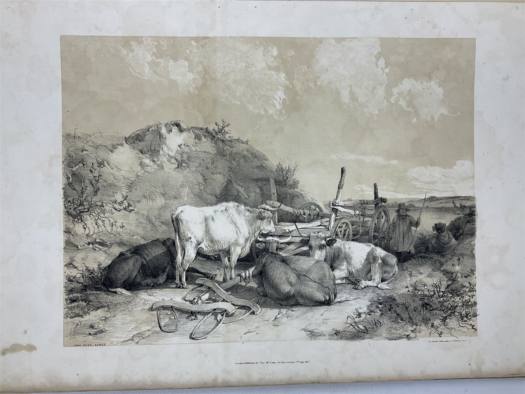 Thomas Sidney Cooper (British 1803-1902): 'Cooper's Designs for Cattle Pictures - Image 9 of 13