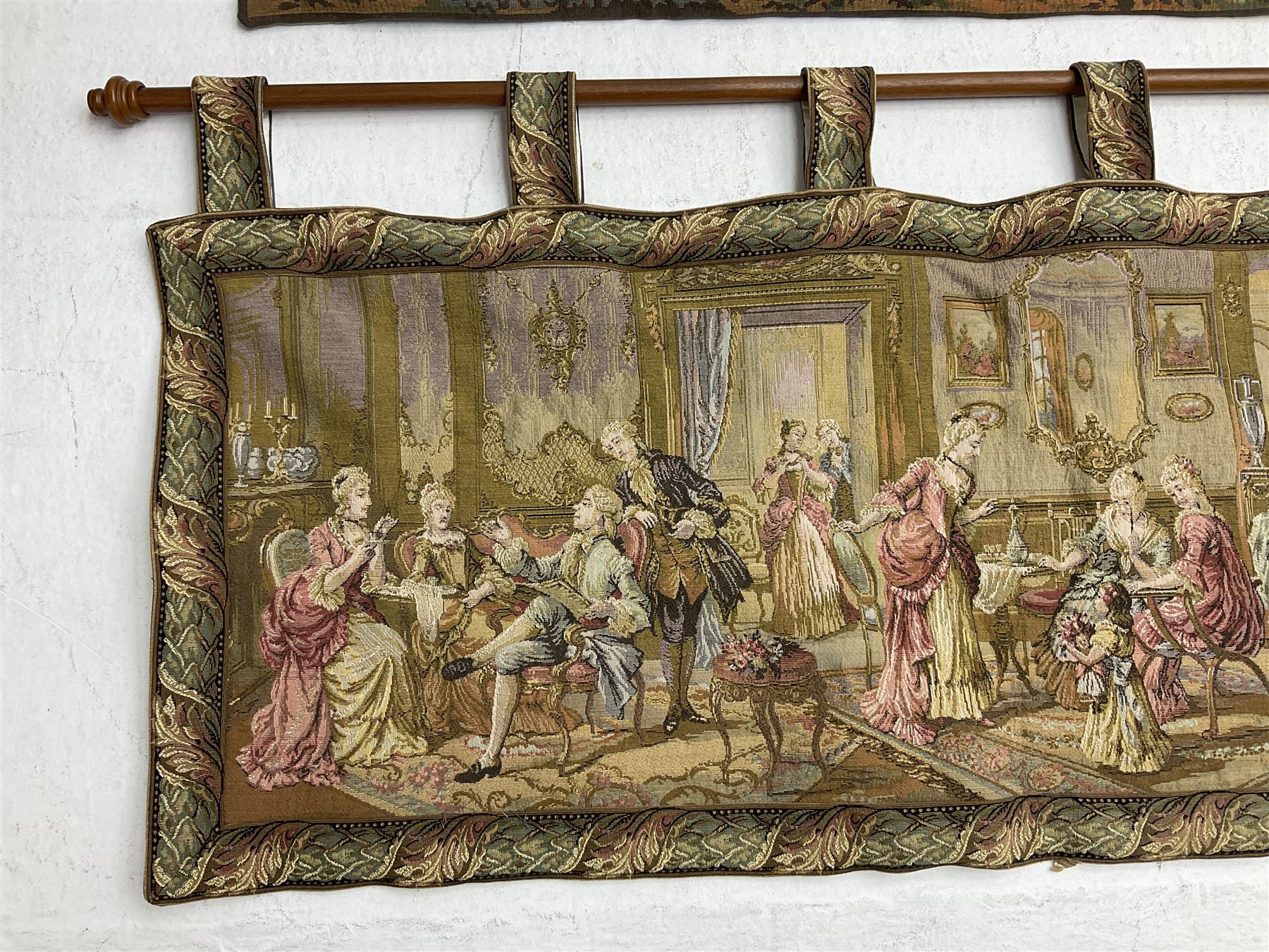 Two tapestry style panels - Image 3 of 11