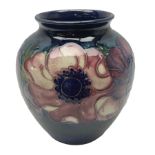 Moorcroft Anemone pattern vase of ovoid form