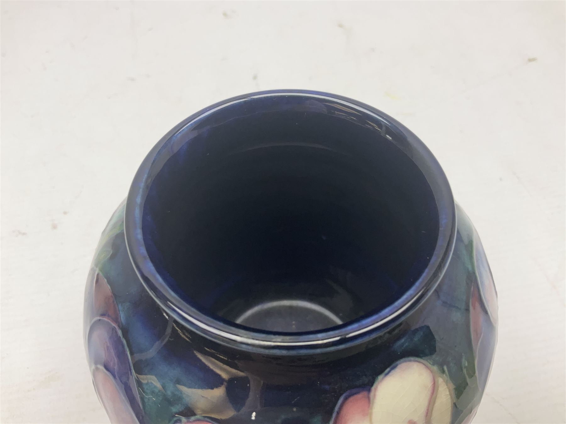 Moorcroft Anemone pattern vase of ovoid form - Image 2 of 9