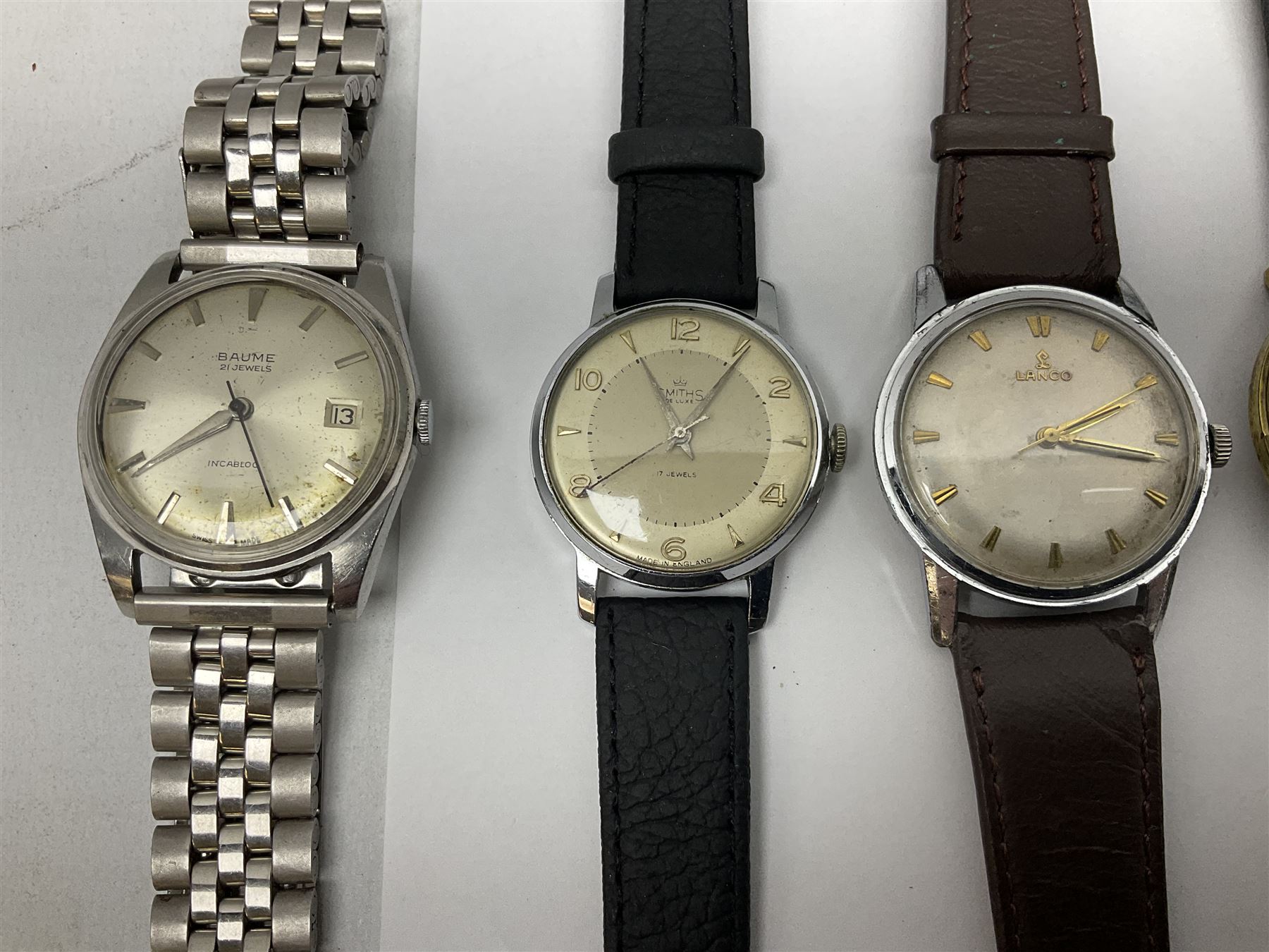 Eight manual wind wristwatches including Baume - Image 2 of 11