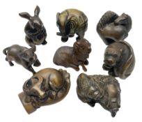 Eight netsuke