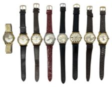 Eight automatic wristwatches including Corvette