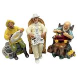 Three Royal Doulton figures