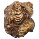 Chinese root carving of a sage