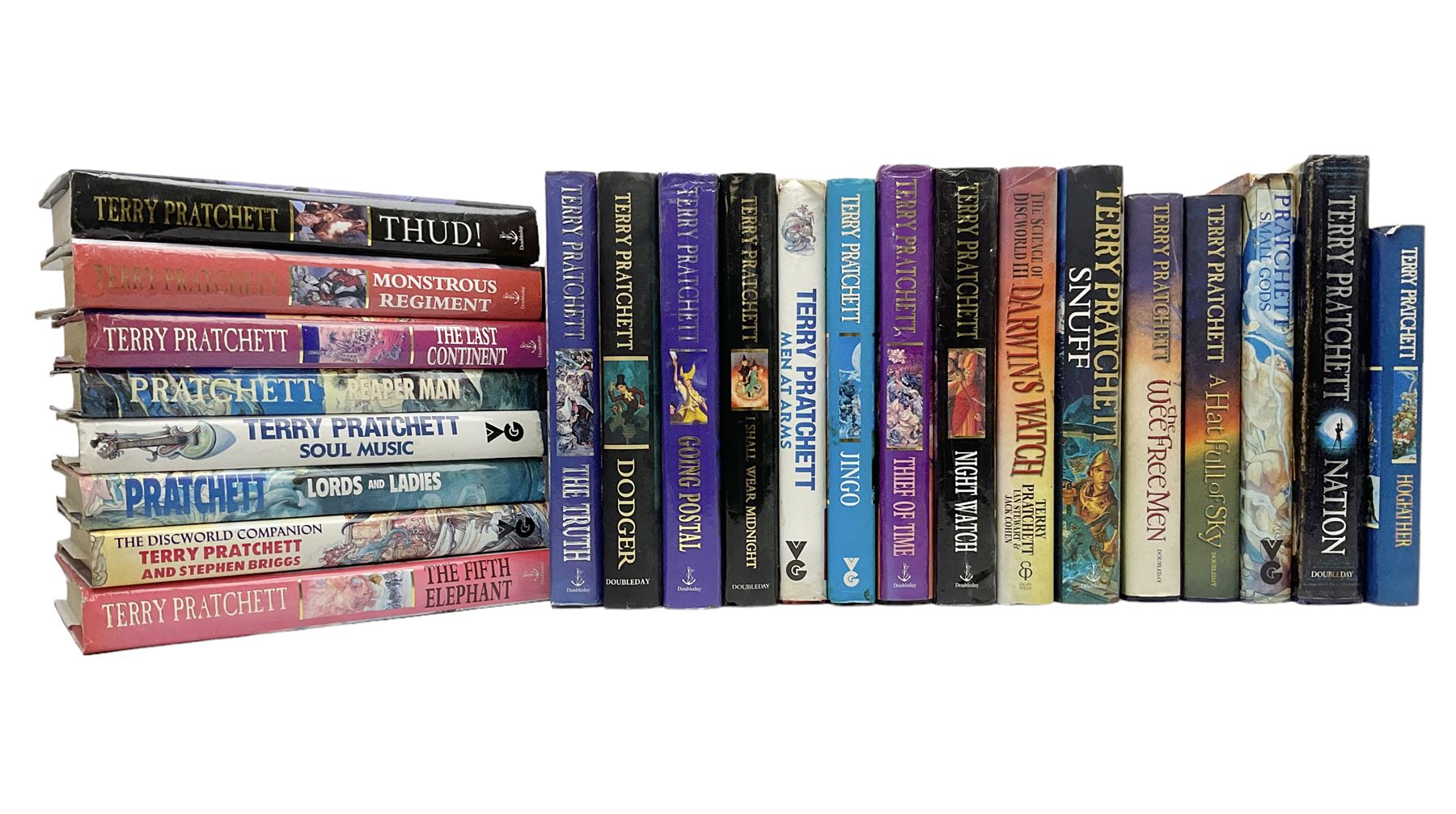 Collection of twenty-three hardback Terry Pratchett books