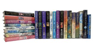 Collection of twenty-three hardback Terry Pratchett books