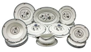 Royal Doulton Old Colony pattern dinner service for six