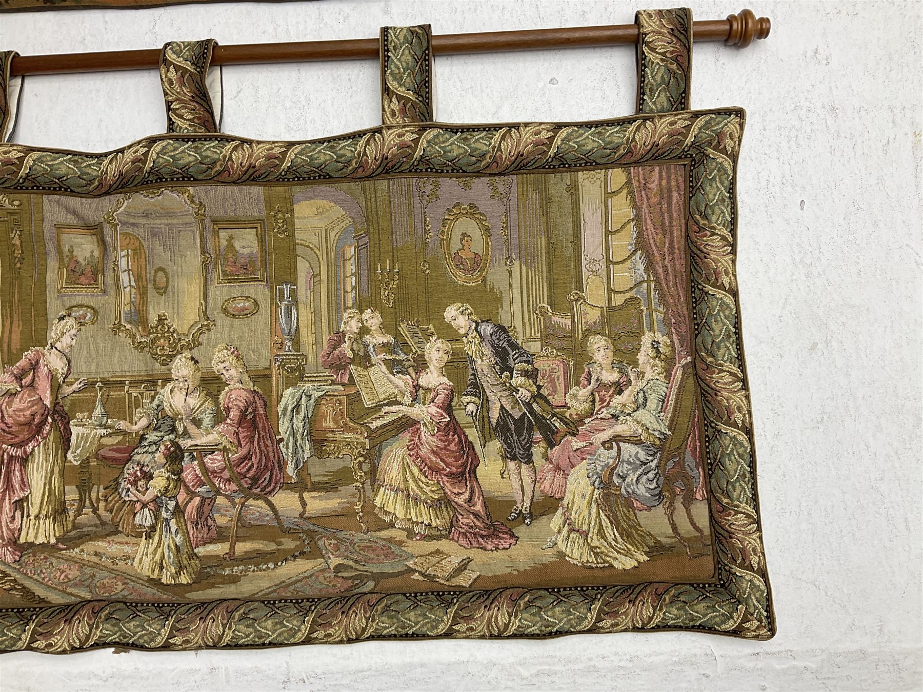 Two tapestry style panels - Image 4 of 11