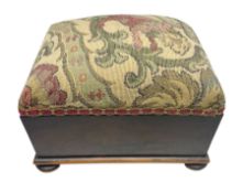 Victorian rosewood pin cushion box