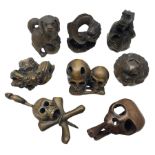 Eight netsuke