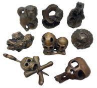 Eight netsuke