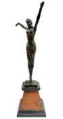 Art Deco style bronze figure of a dancer after Chiparus
