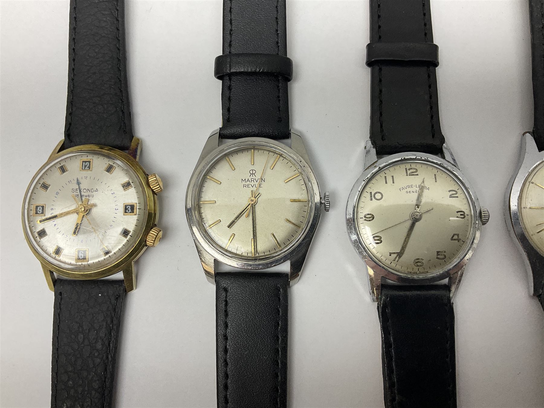 Eight manual wind wristwatches including Baume - Image 6 of 11