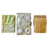 Mother of pearl and abalone inlaid card case