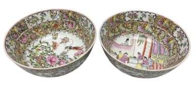 Two Chinese Famille Rose bowls