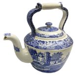 Spode Italian pattern large novelty teapot