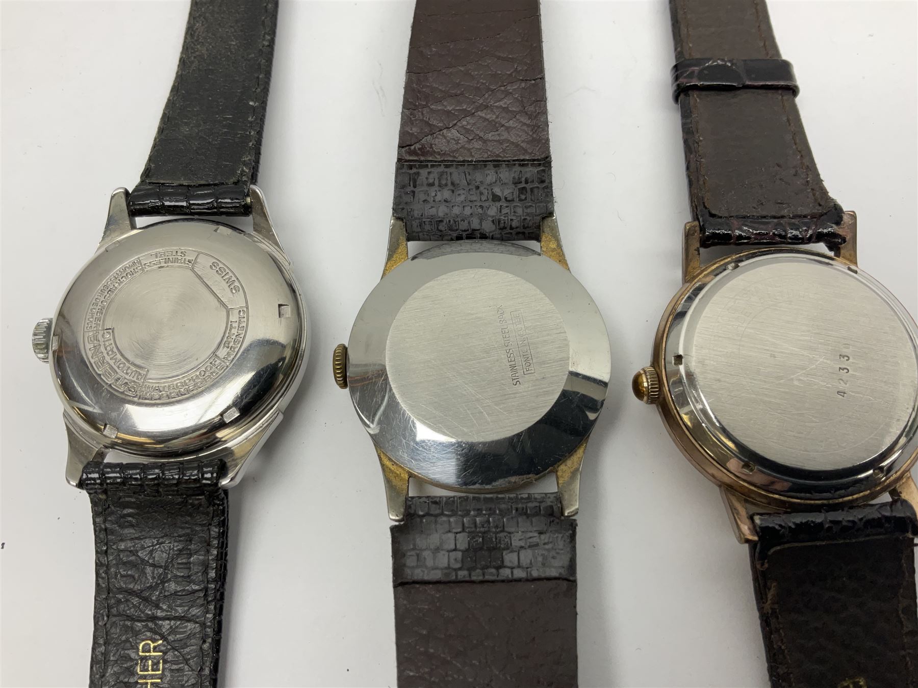 Two automatic wristwatches including Gerrard and Baronet and six manual wind wristwatches including - Image 6 of 10