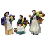 Three Royal Doulton figures