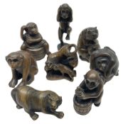 Eight netsuke