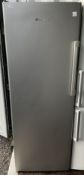 Hotpoint No Frost R600a upright freezer with six compartments.