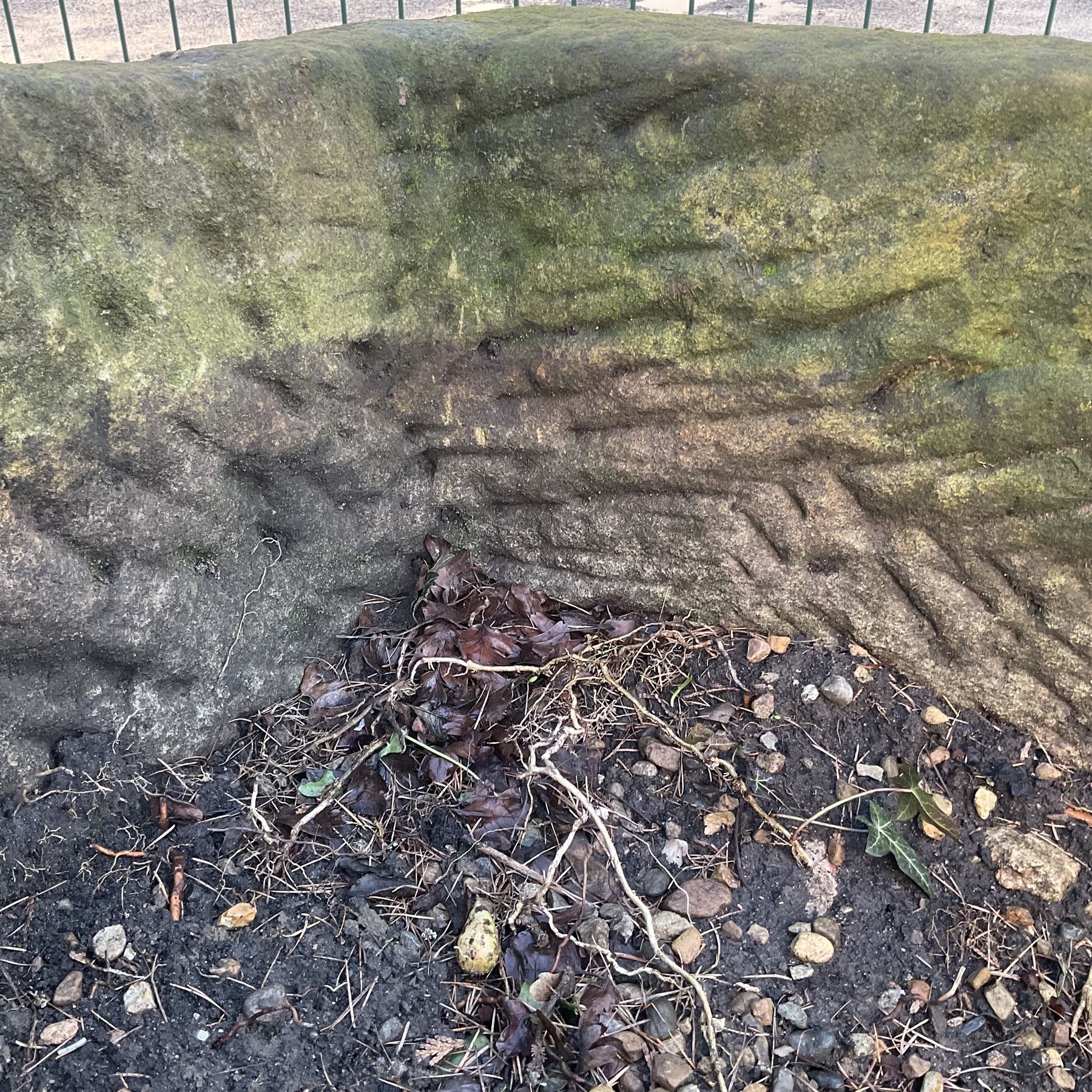 19th century large carved stone trough - Image 3 of 4