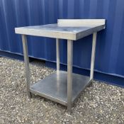 Stainless steel small preparation table