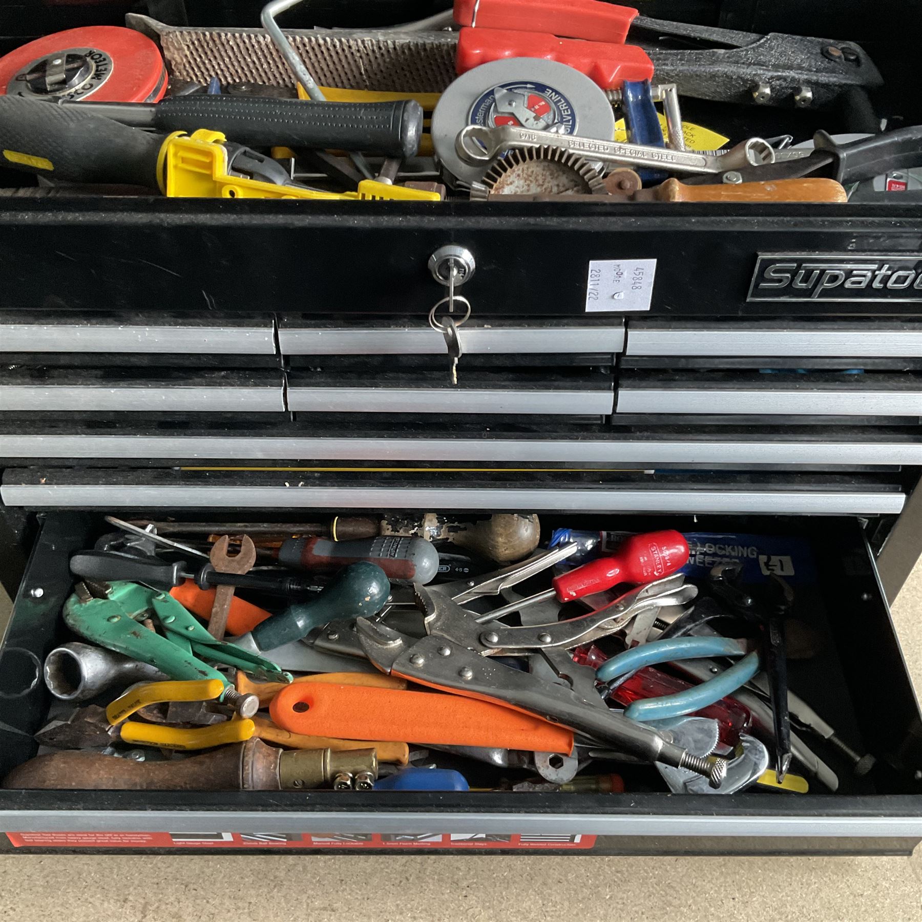 Supatool tool box with various tools - Image 6 of 6