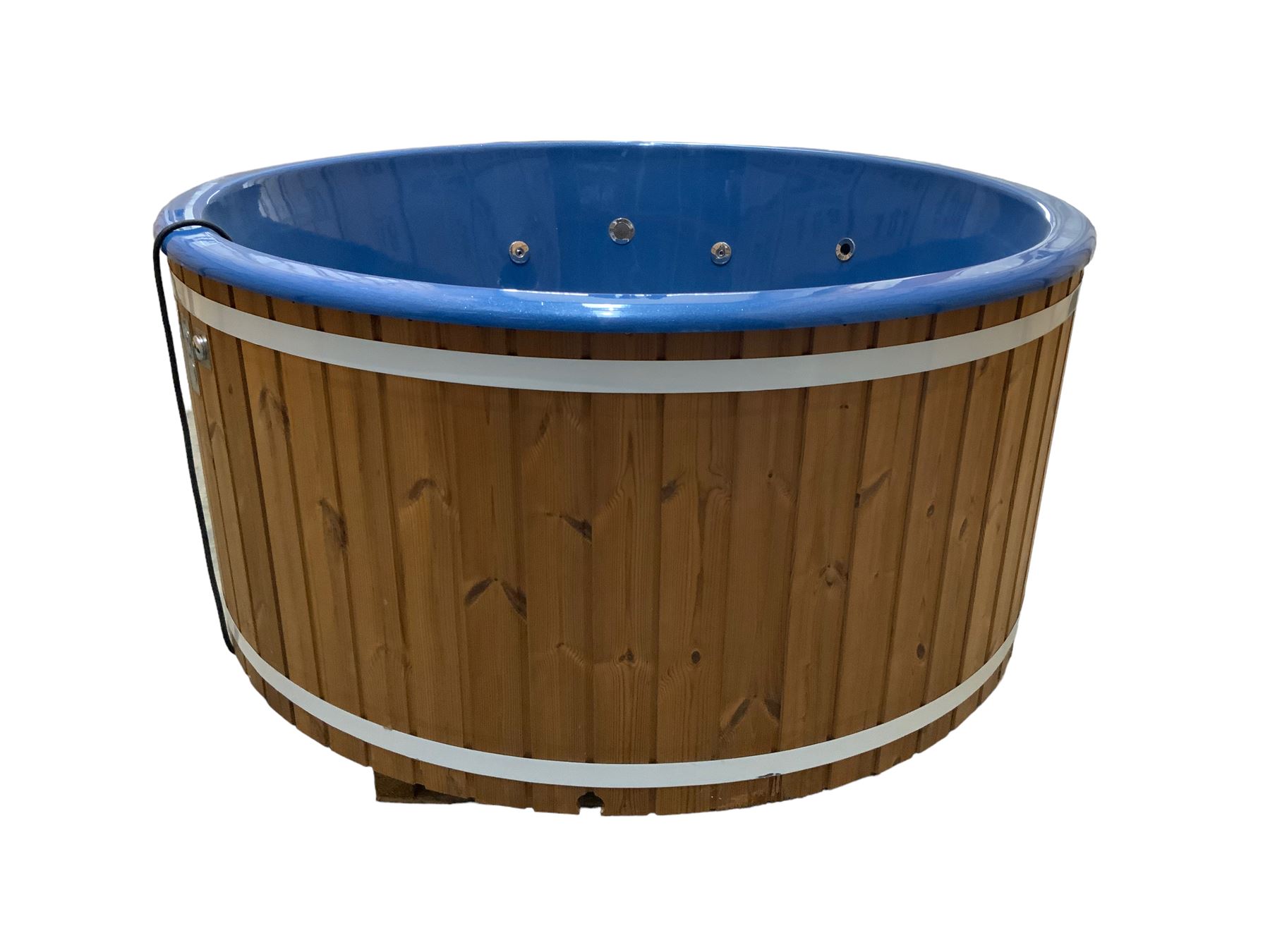 Deluxe - fibreglass circular hot tub with cover - Image 11 of 12