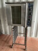 Blue Seal Turbofan 32inch commercial oven on tray stand