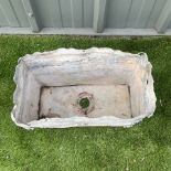 Yorkshire rose decorated lead cistern