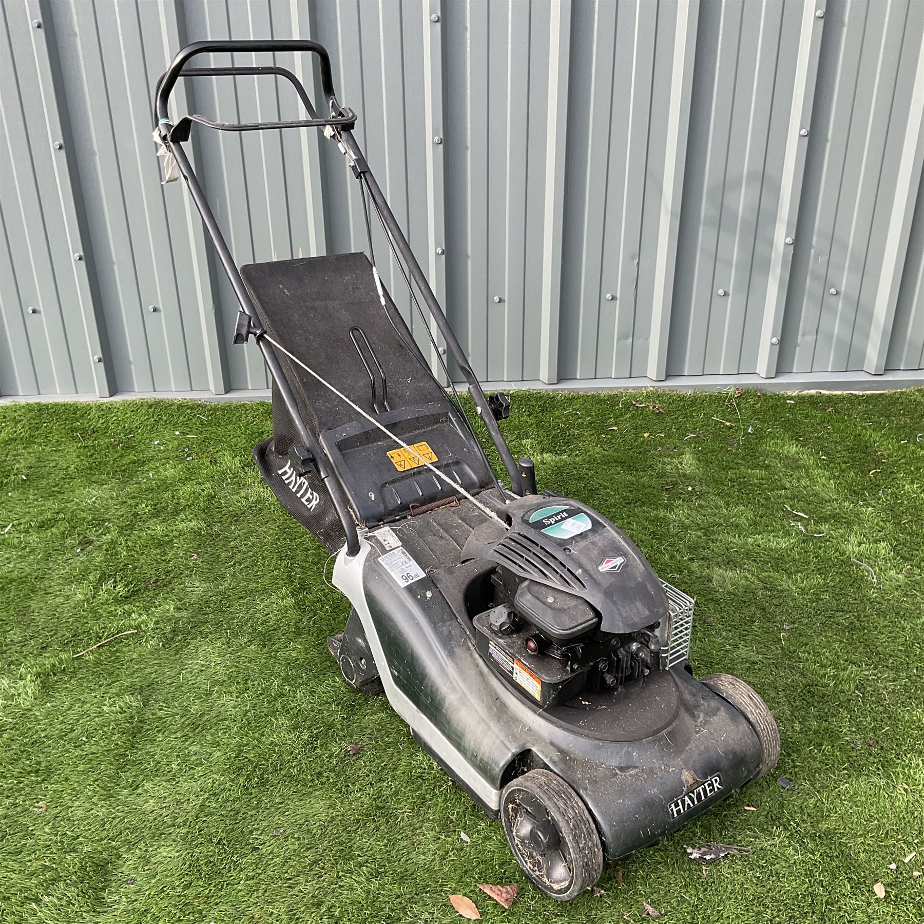 Hayter Spirit 41 petrol lawnmower