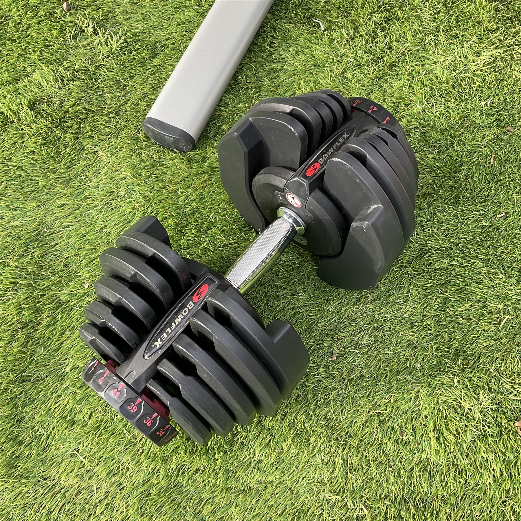 Body Power Bowflex - adjustable dumbbells on stand 4kg - 41kg - Image 4 of 5
