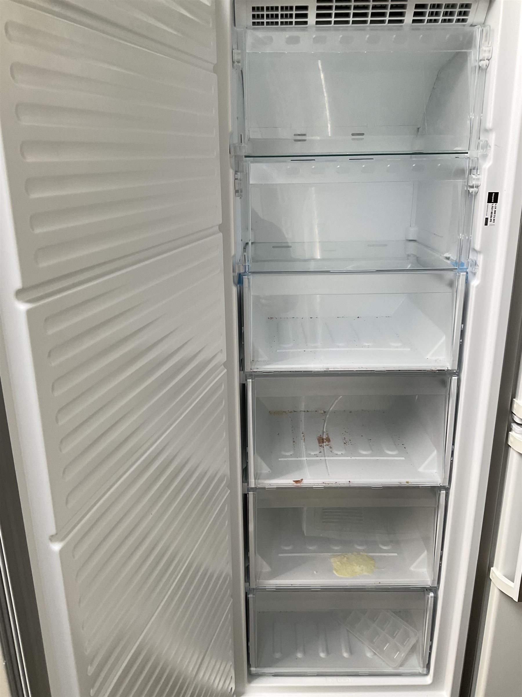 Hotpoint No Frost R600a upright freezer with six compartments. - Image 3 of 3