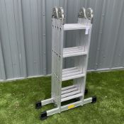 Aluminium modular ladders (80x25x100cm) folded