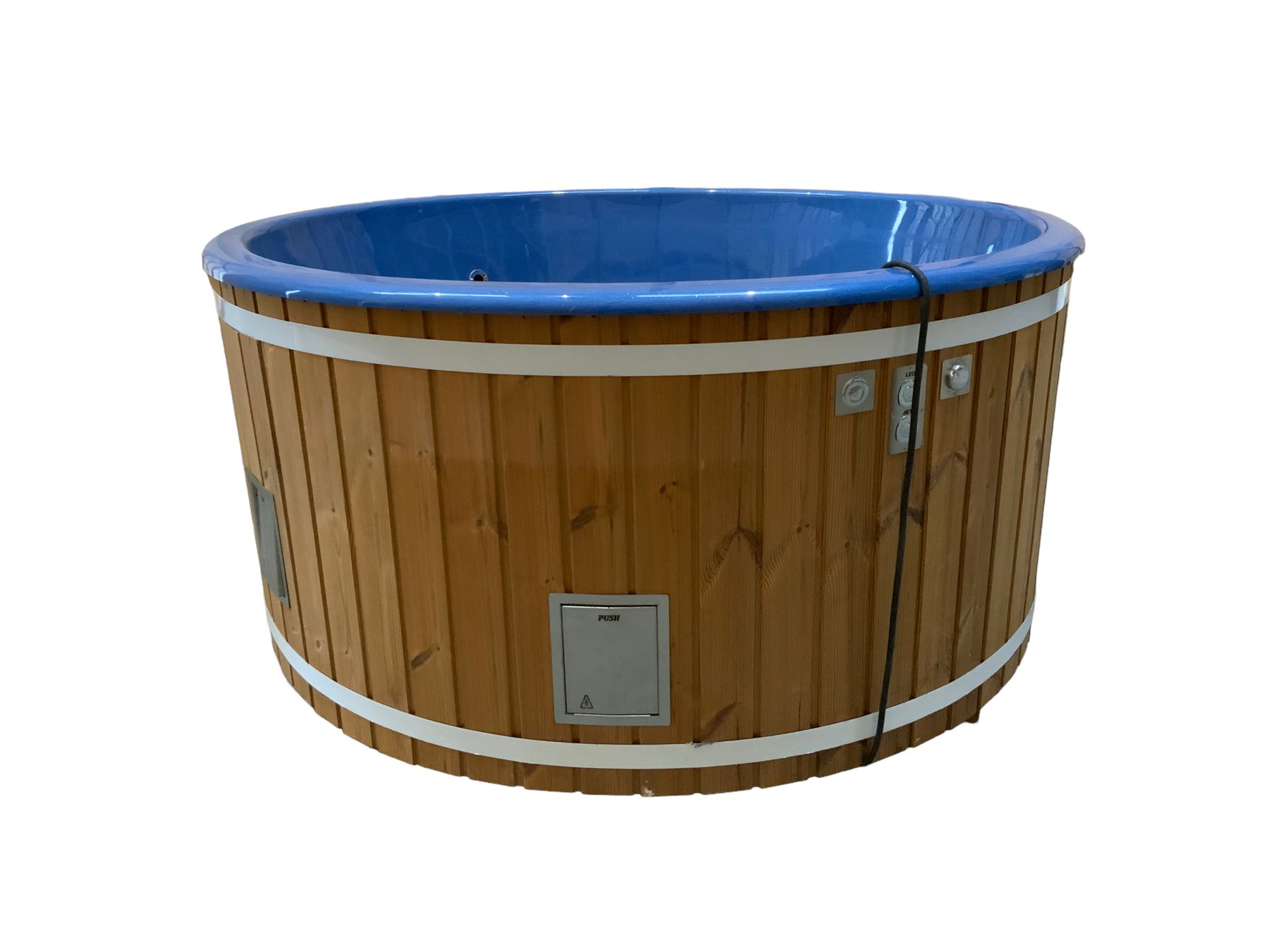 Deluxe - fibreglass circular hot tub with cover - Image 12 of 12