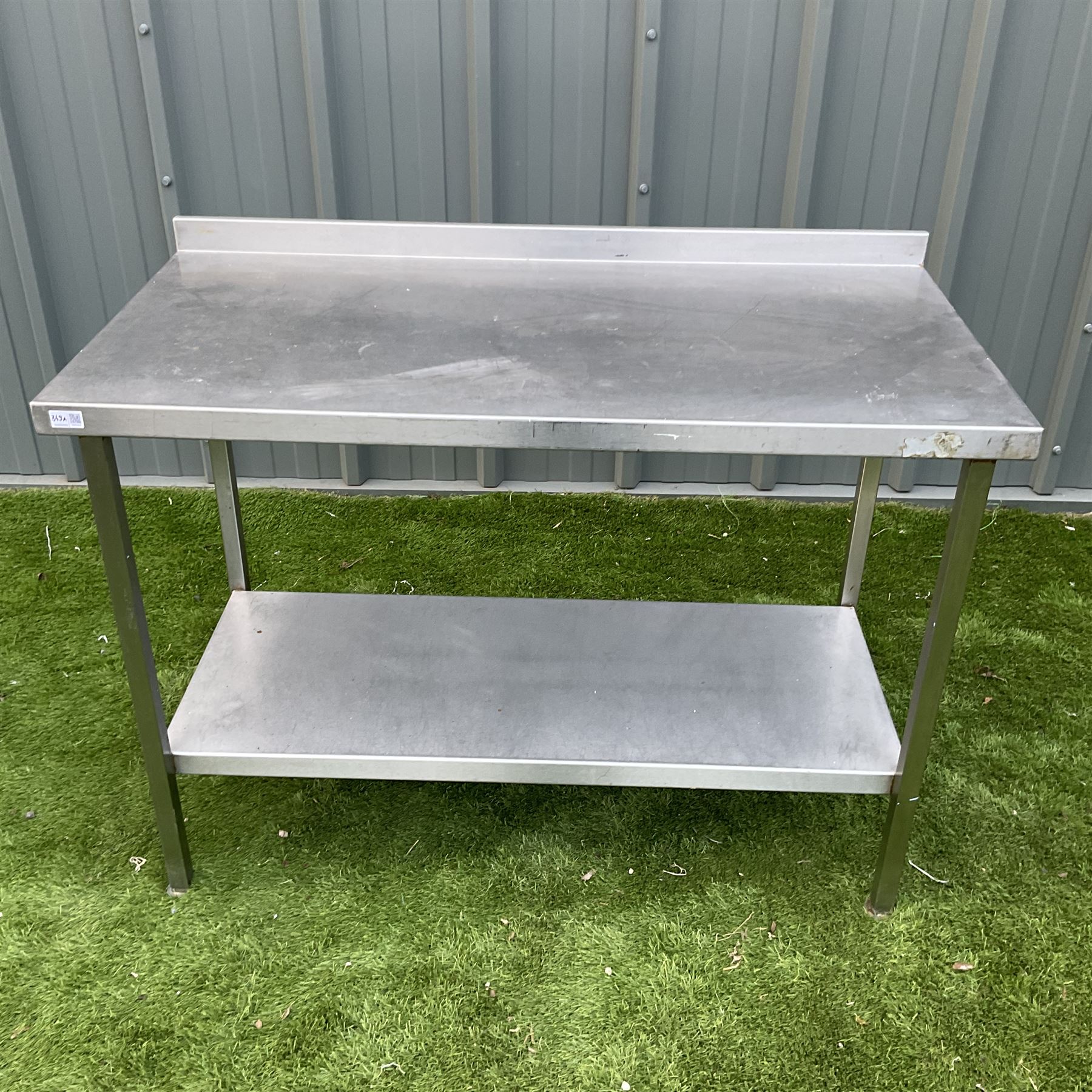 Stainless stainless preparation table single tier - Image 3 of 3