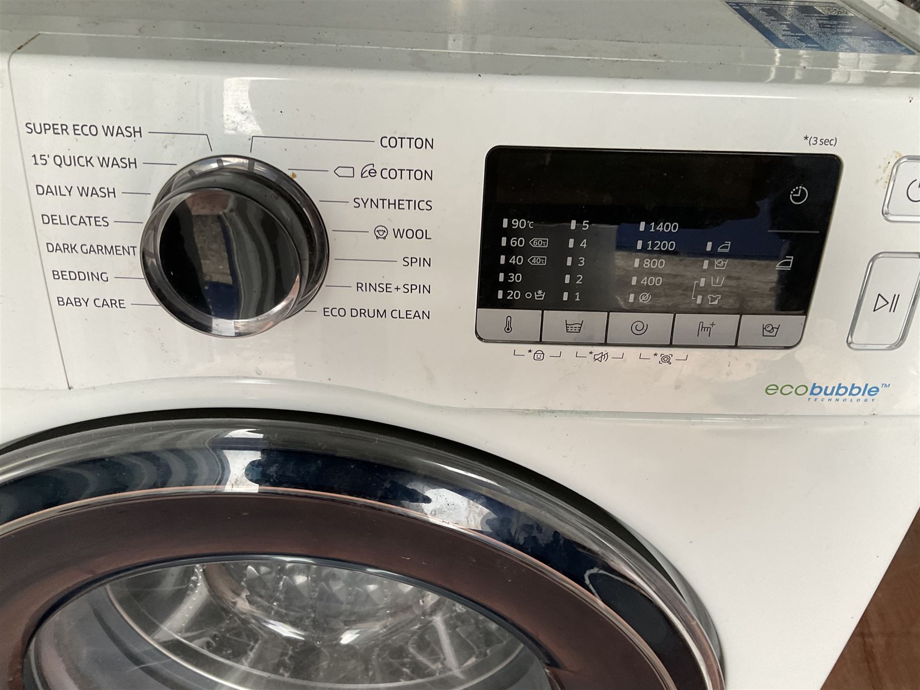 Samsung EcoBubble washing machine - Image 3 of 3