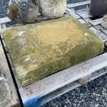Rectangular stone slab - THIS LOT IS TO BE COLLECTED BY APPOINTMENT FROM DUGGLEBY STORAGE