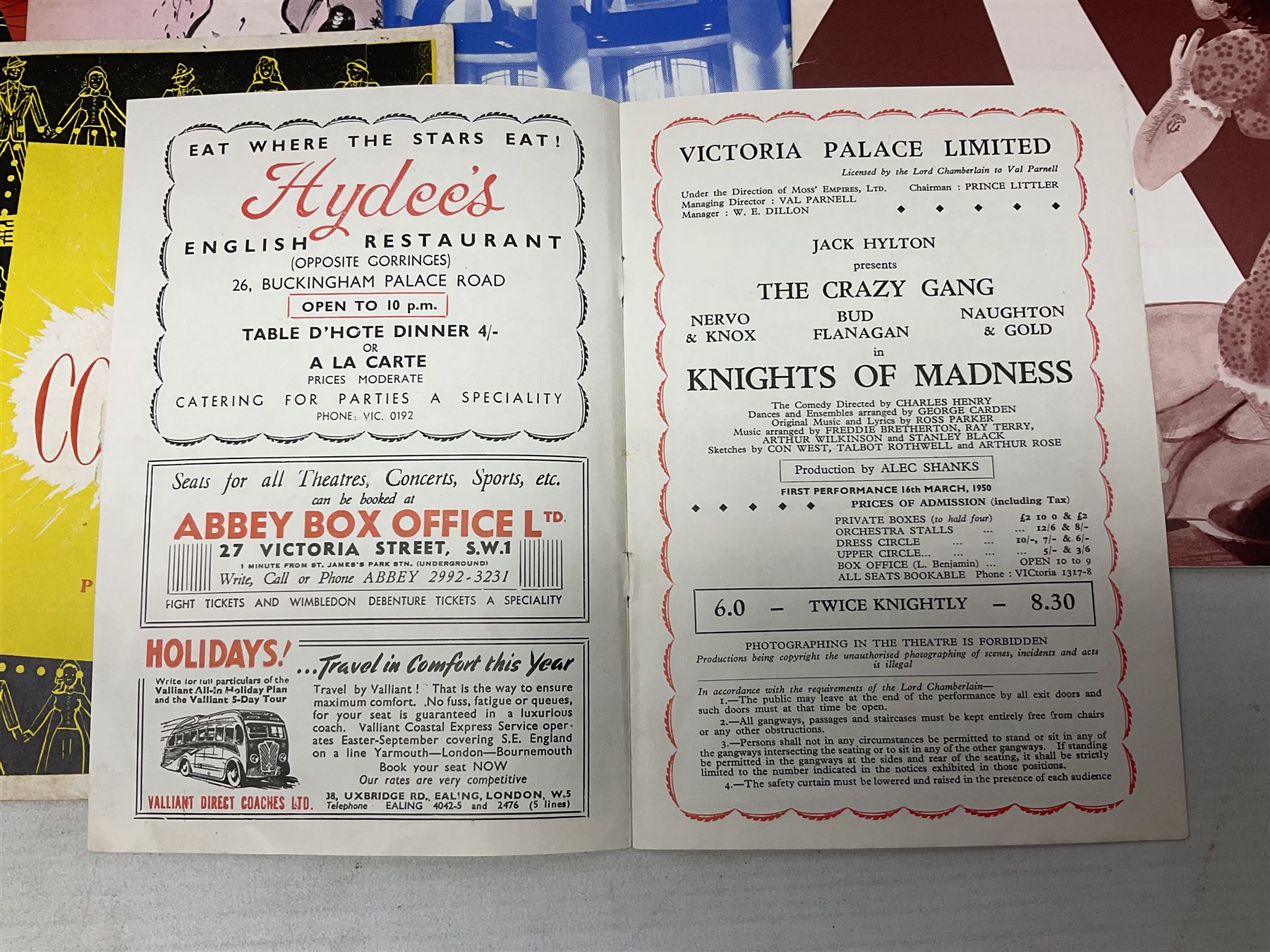 Over thirty theatre programmes 1940s and later including various London theatres - Apollo - Image 2 of 12