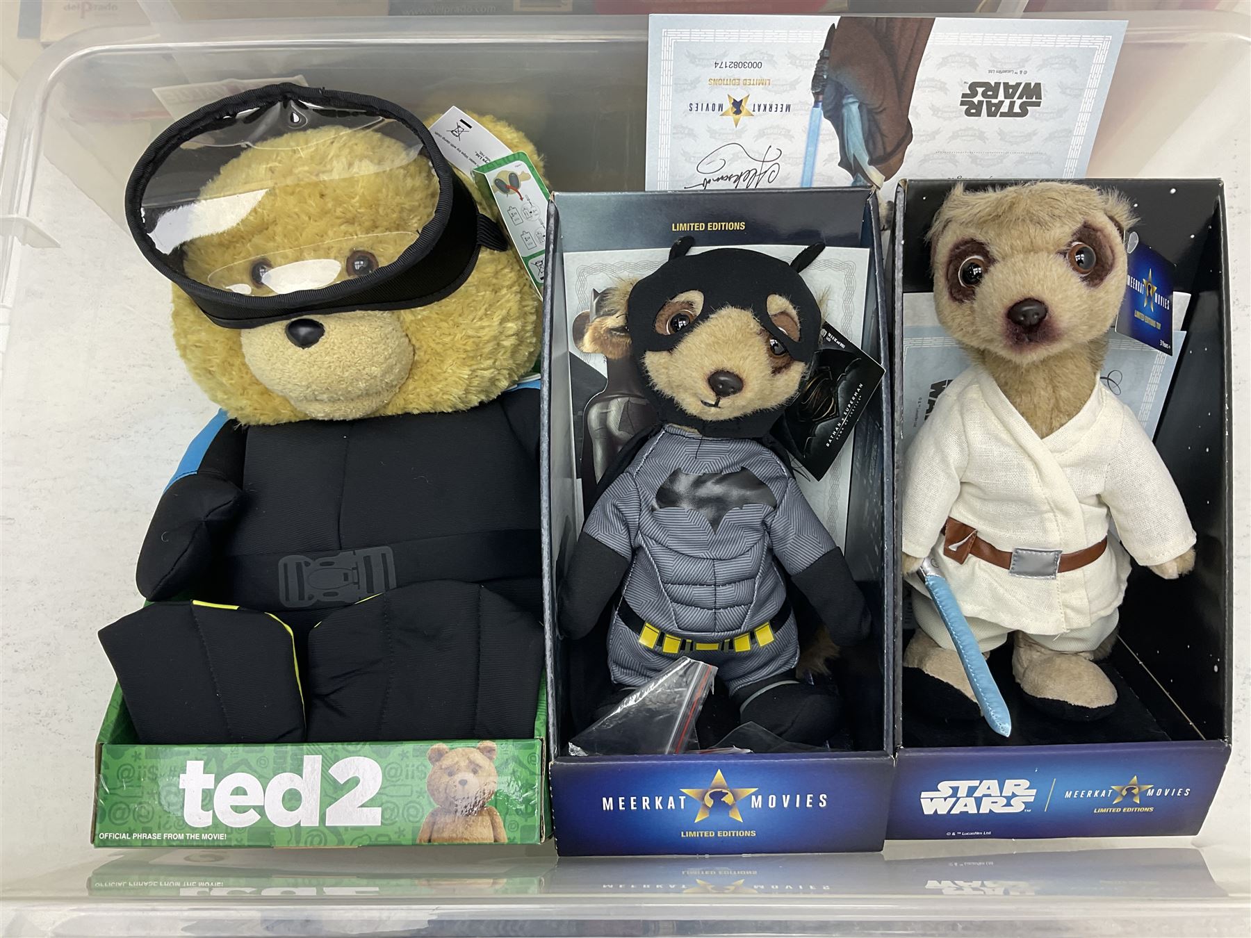 Two Compare the Meerkat meerkat dolls comprising Batman and Star Wars - Image 5 of 6