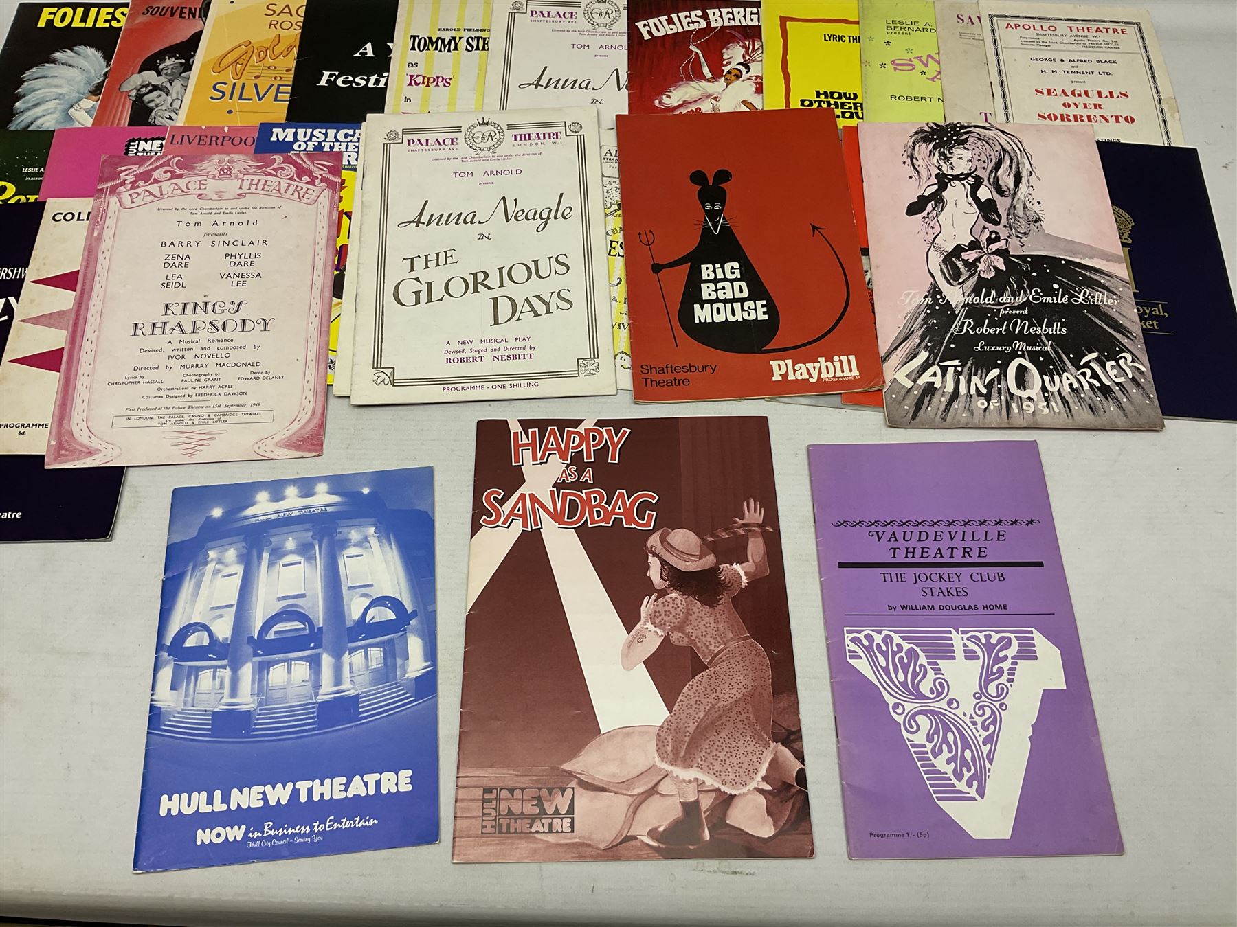 Over thirty theatre programmes 1940s and later including various London theatres - Apollo - Image 10 of 12